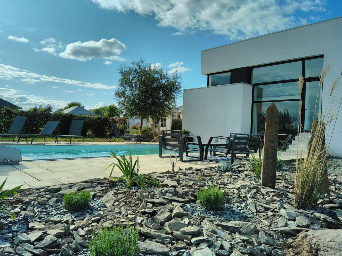 Maison/Villa Avec Piscine Privee Gite Brain D'Eau La Chapelle-de-Brain Εξωτερικό φωτογραφία